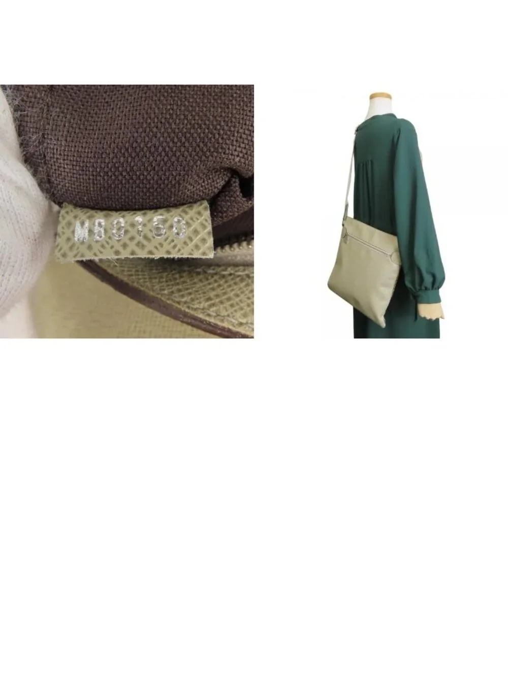 Louis Vuitton Shoulder Bag Sasha Taiga Polaire Gray Ju Crossbody Male